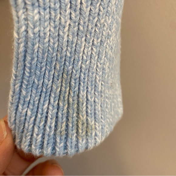 Private Club 100% Cotton Striped Chunky Knit Sweater - Picture 5 of 5